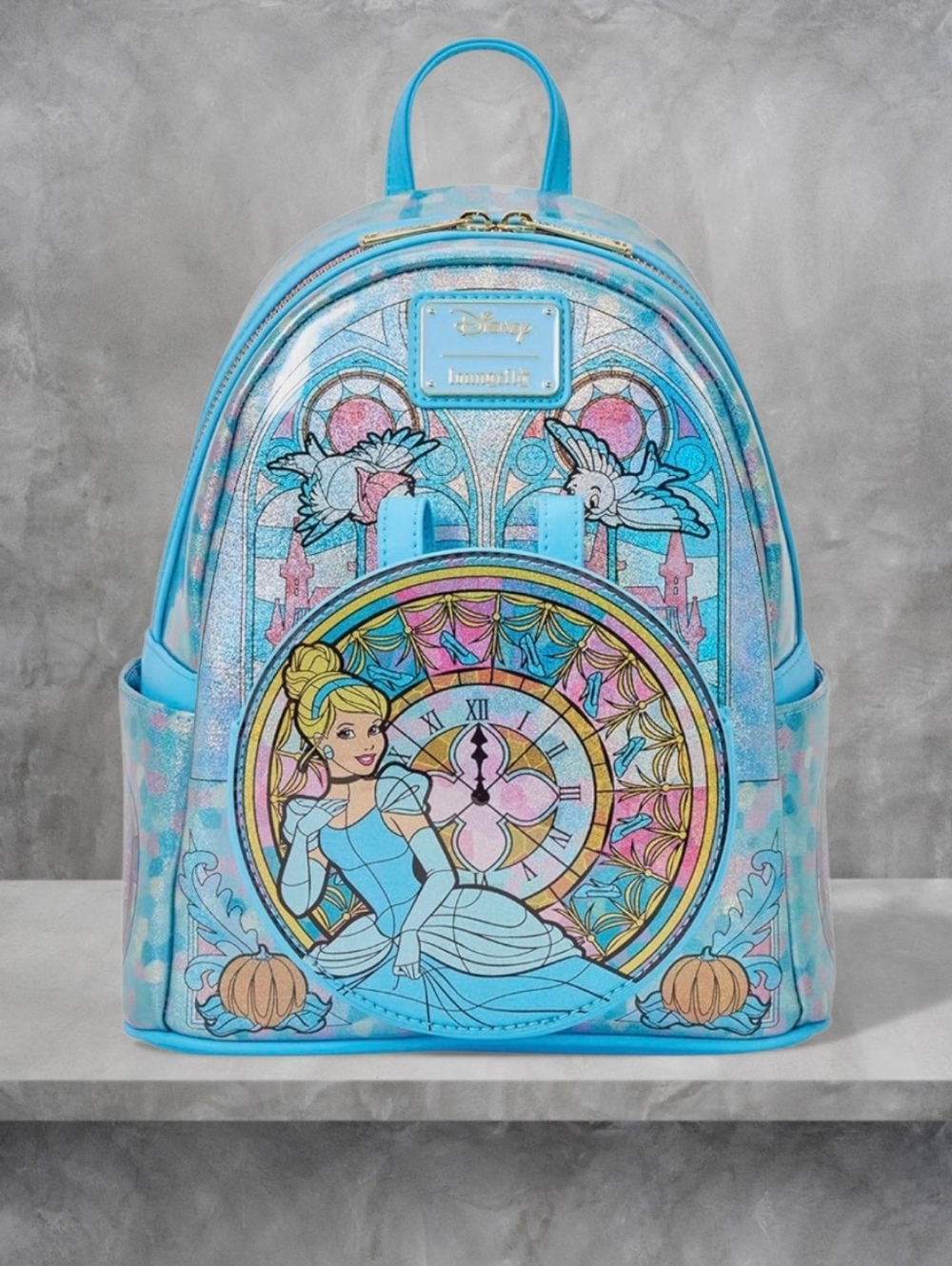 Loungefly Disney Princess Stained Glass Collection: Cinderella Backpack 💙